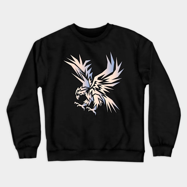 Eagle Flying Crewneck Sweatshirt by AVEandLIA